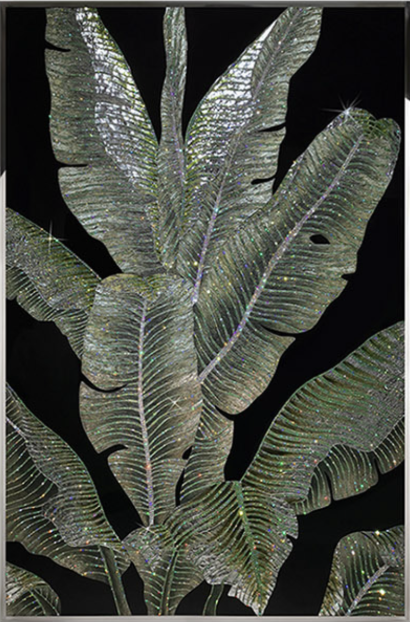 Tranh Pha lê LEAF-MJ