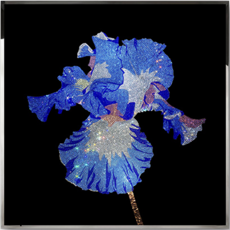 Tranh pha lê FLOWER-MJ