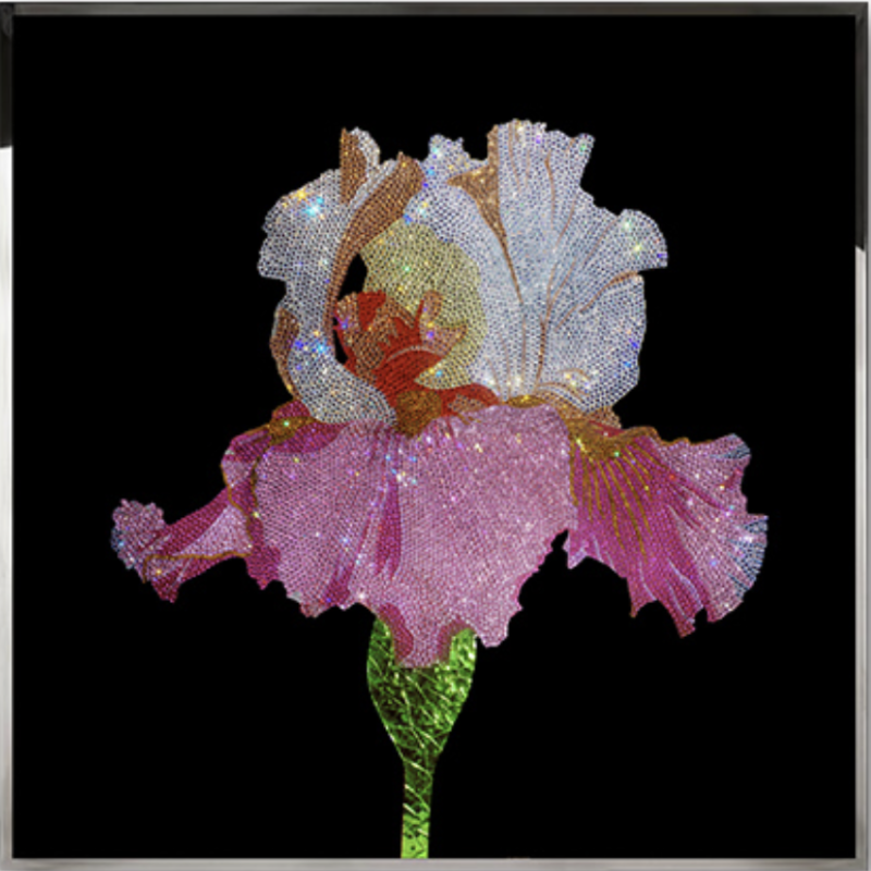 Tranh pha lê FLOWER-MJ