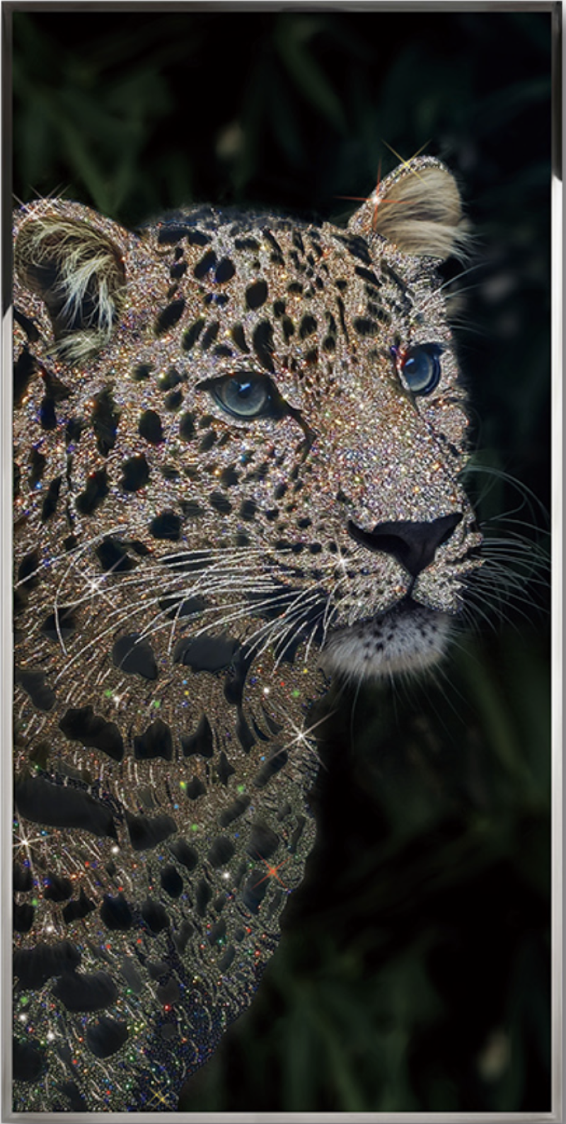 Tranh Pha lê LEOPARD-MJ