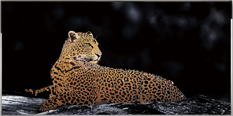 Tranh Pha lê LEOPARD-MJ